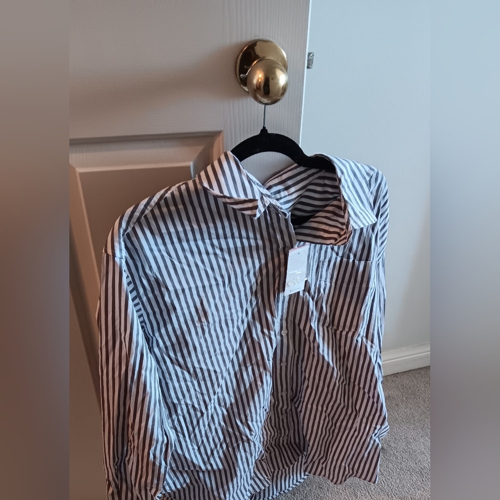 Rick's striped button down